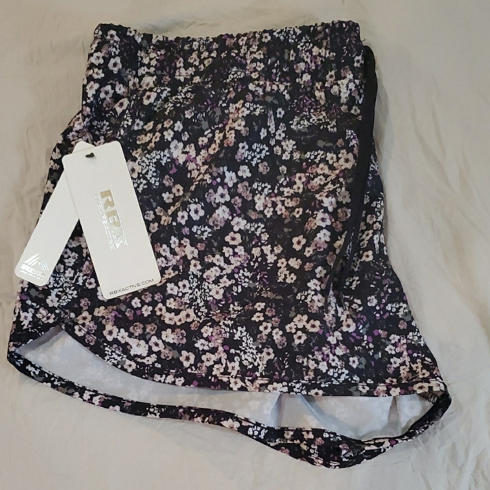 NWT RBX Floral Print Athletic Shorts szXl